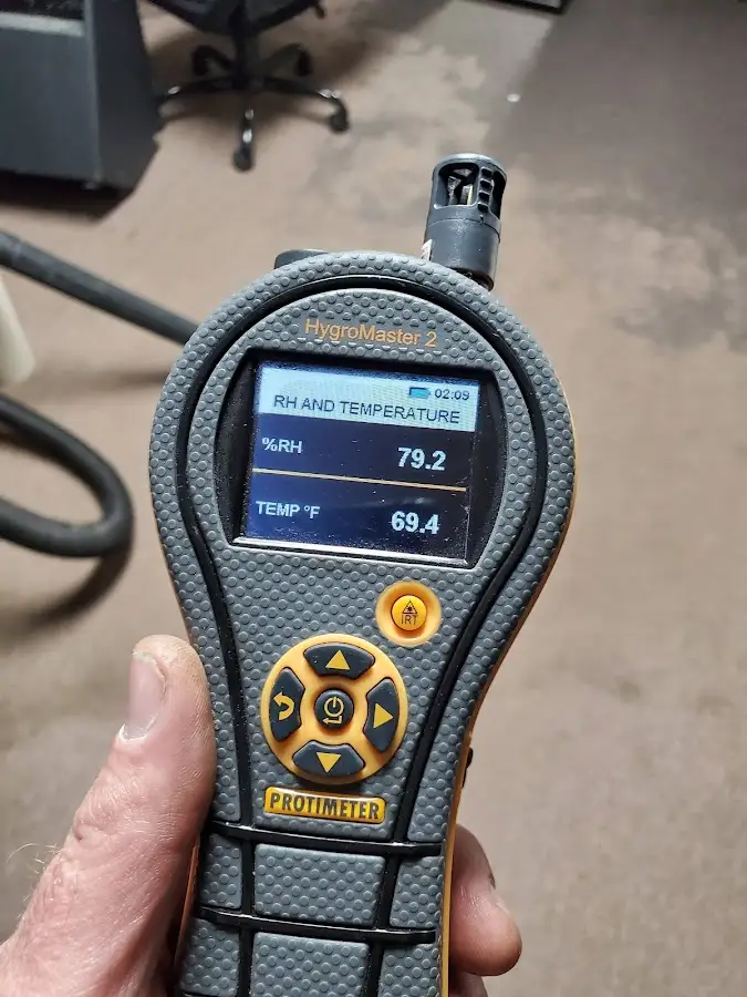 Moisture meter humidity assessment for Mold Remediation & Removal in Otis Orchards-East Farms